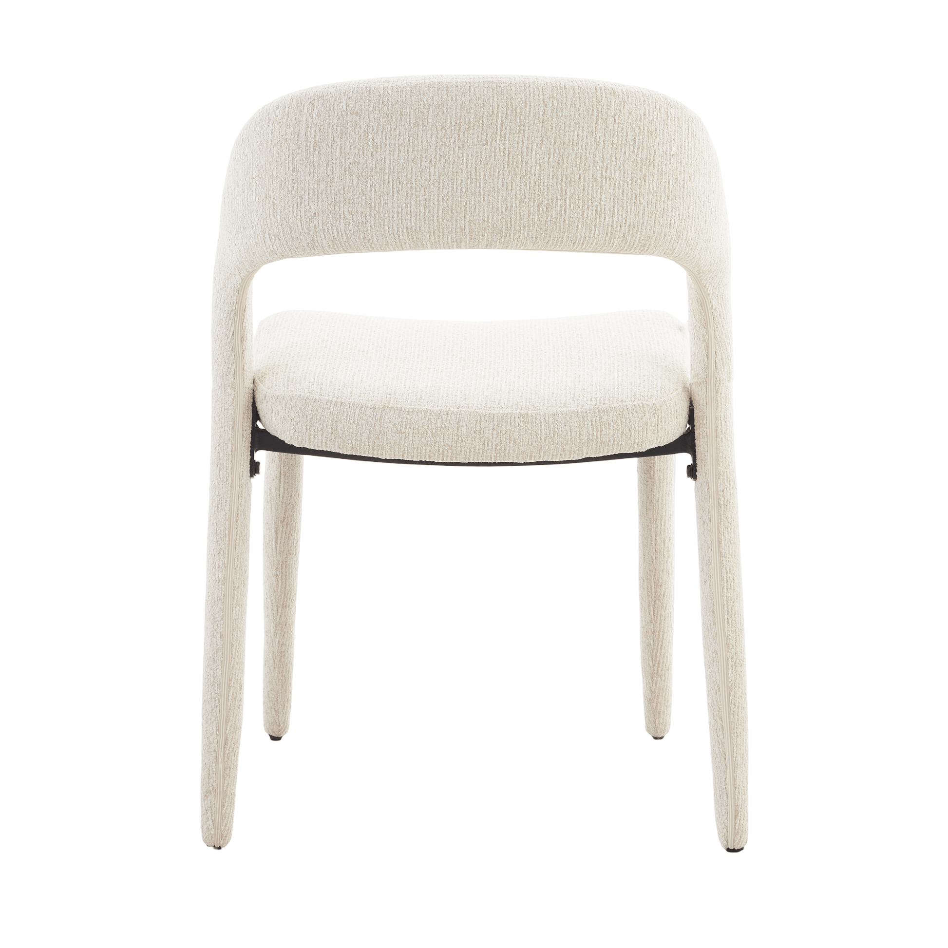 Akira | Modern Stone Beige Fabric Dining Chairs | Set Of 2 | Beige