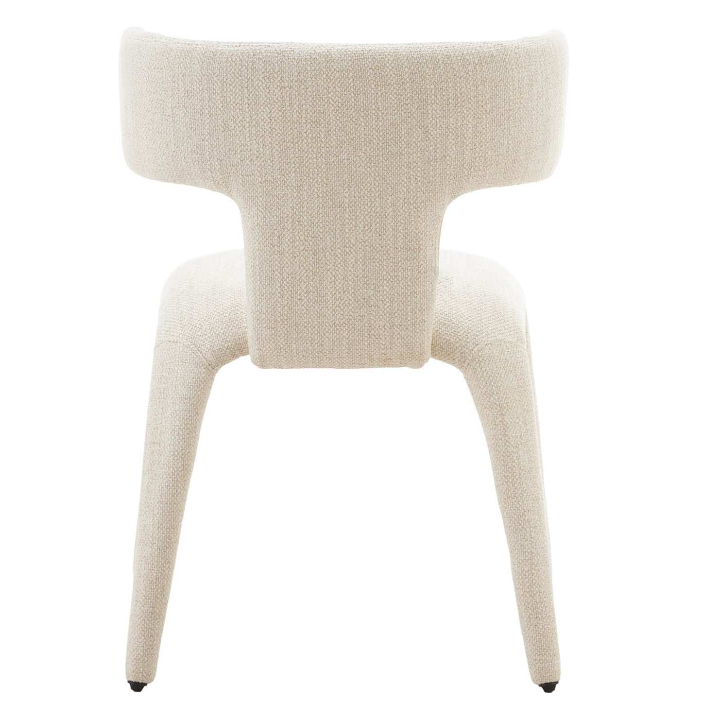 Amira | Mid Century Cream Coffee Fabric Dining Chairs | Set Of 2 | Cream