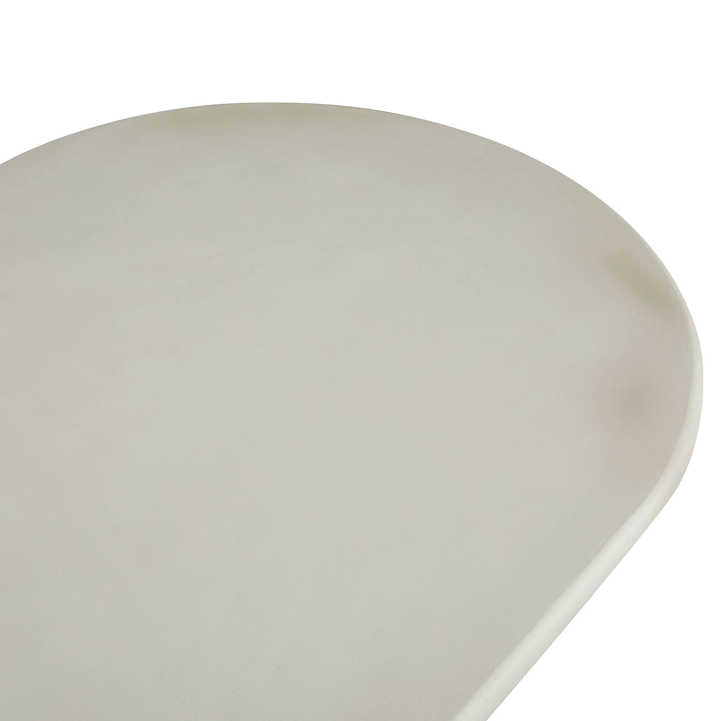 Astra | Coastal Industrial Pebble 2.4m Wooden Oval Dining Table | Pebble