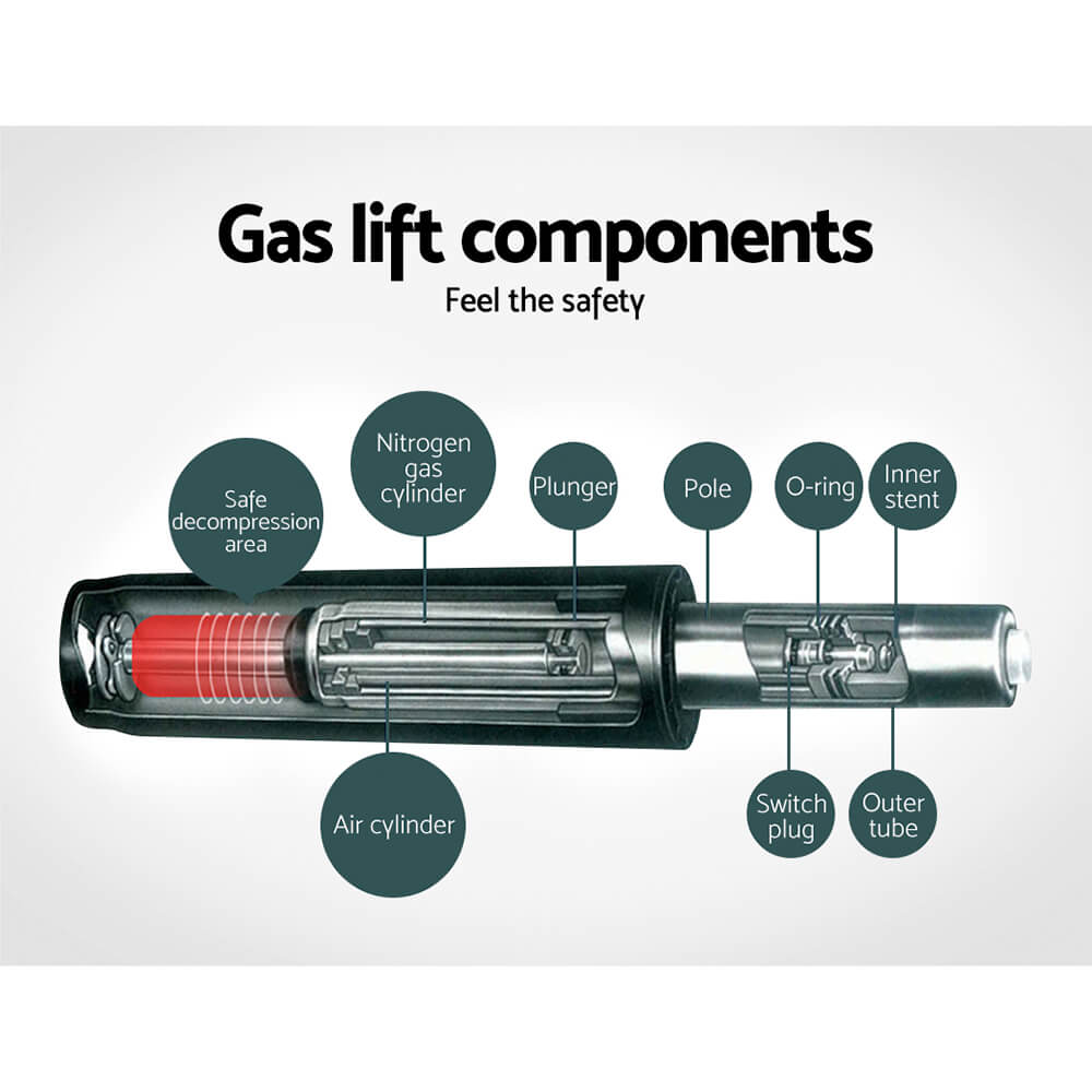 Modern Swivel Black Vintage PU Leather Bar Stools | Set Of 2