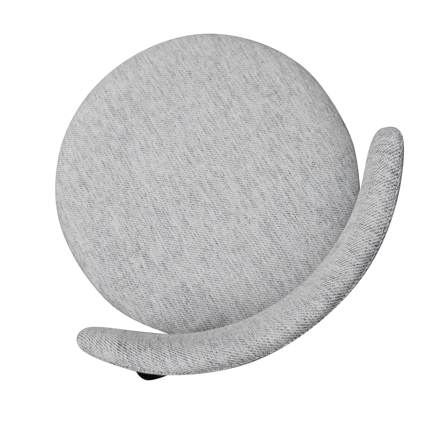 Belvidere | Mid Century Boucle Fabric Upholstered Bar Stools | Set Of 2 | Grey