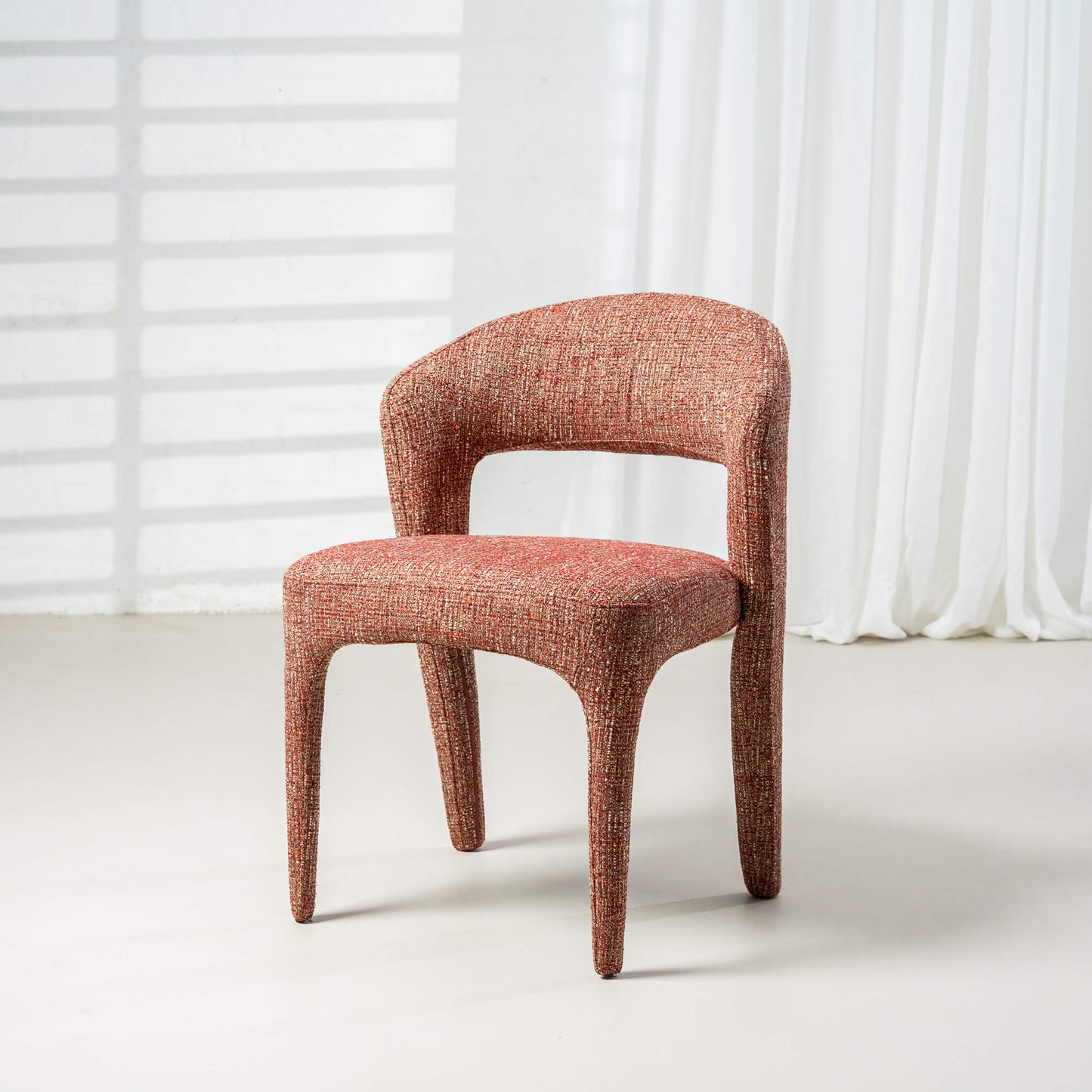 Delray | Coastal Modern Metal Fabric Dining Chairs | Sunset
