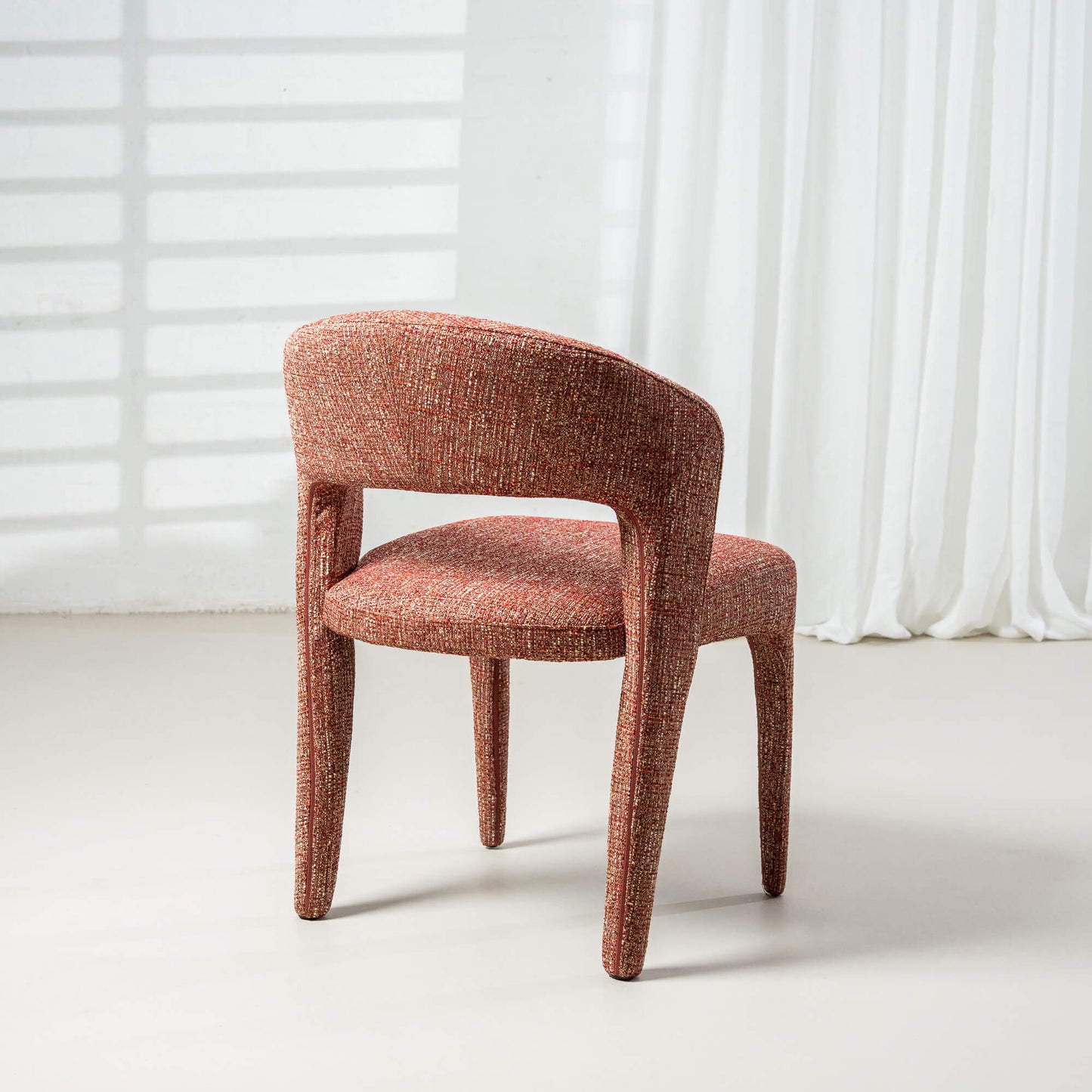 Delray | Coastal Modern Metal Fabric Dining Chairs | Sunset