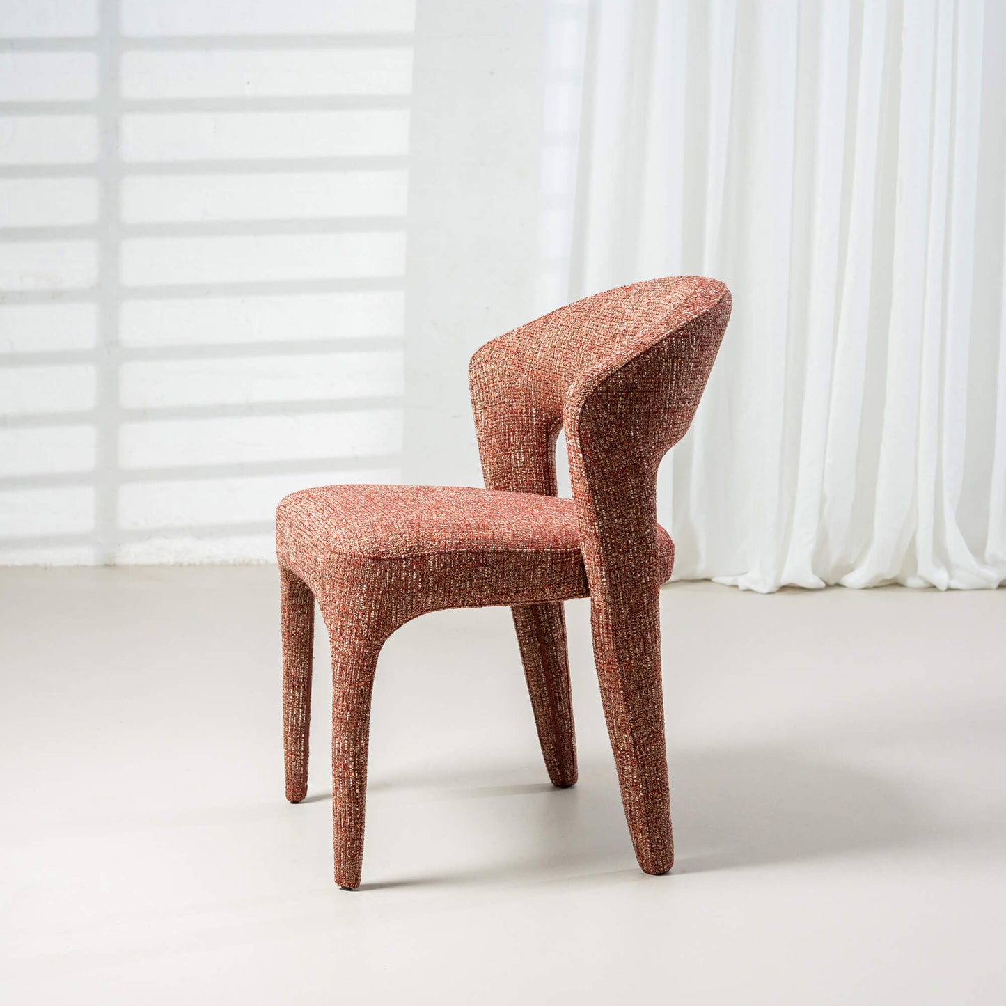 Delray | Coastal Modern Metal Fabric Dining Chairs | Sunset