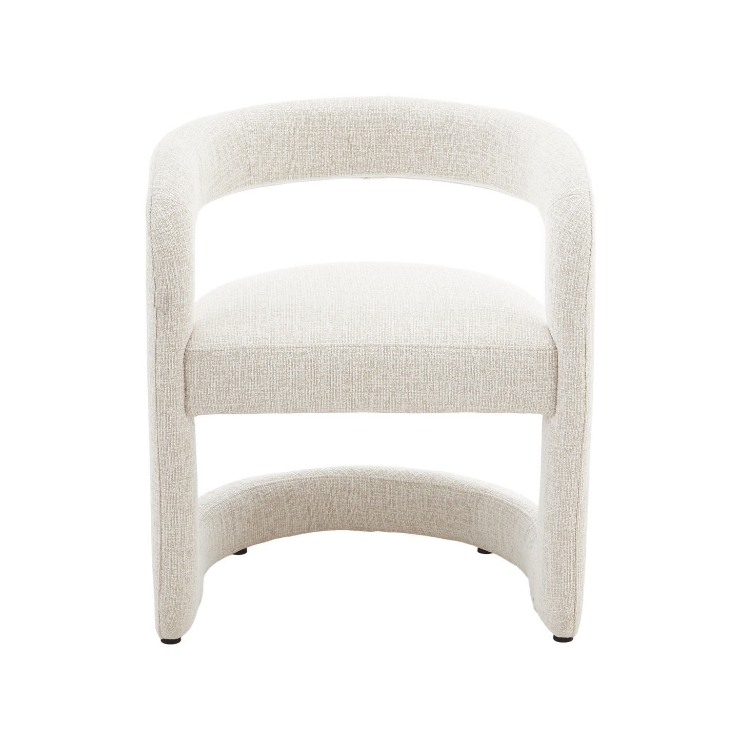 Emery | Mid Century Beige Taupe Dining Chairs With Arms | Beige