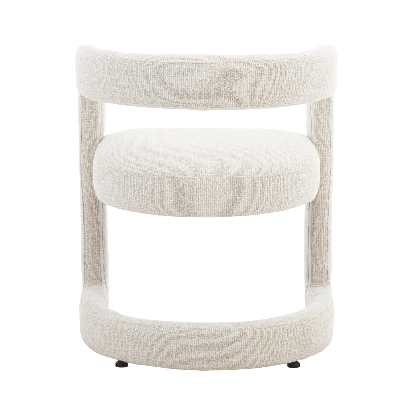 Emery | Mid Century Beige Taupe Dining Chairs With Arms | Beige