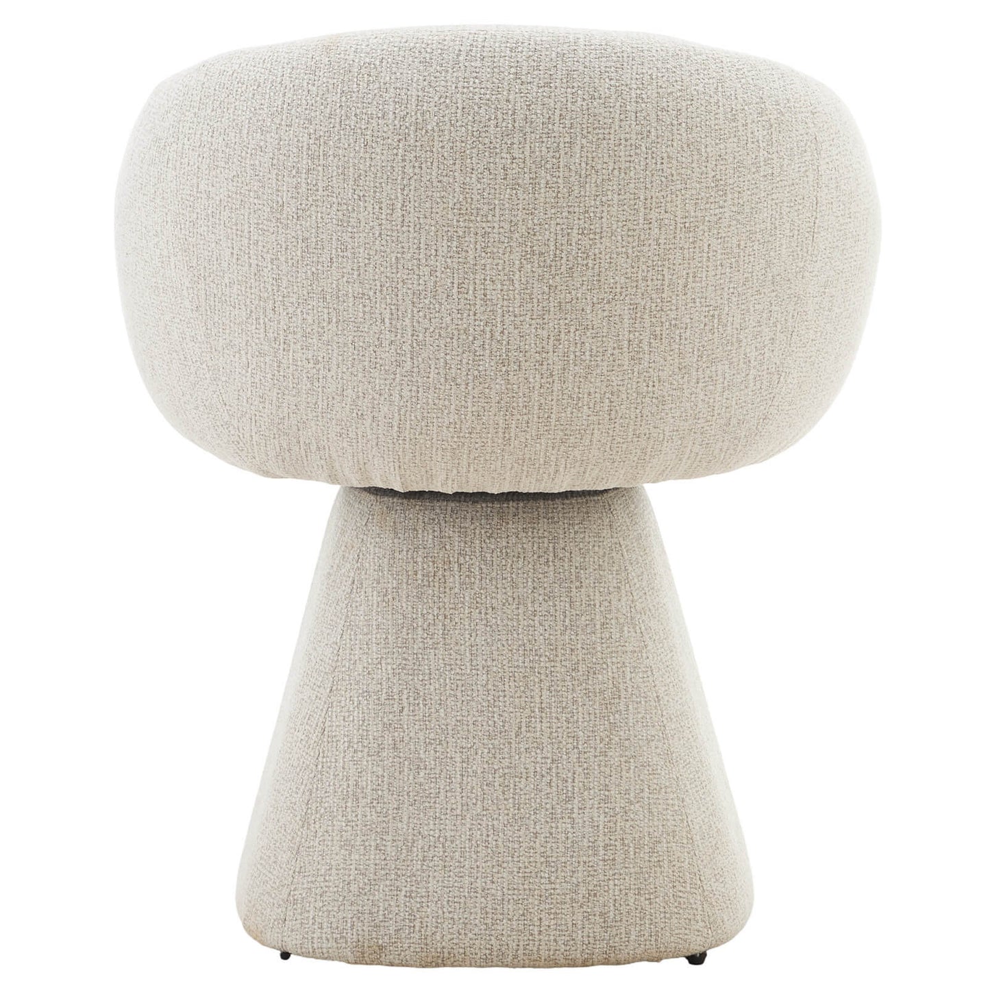 Evelyn Modern 360 Swivel Stone Fossil Grey Dining Chairs with Arms | Stone