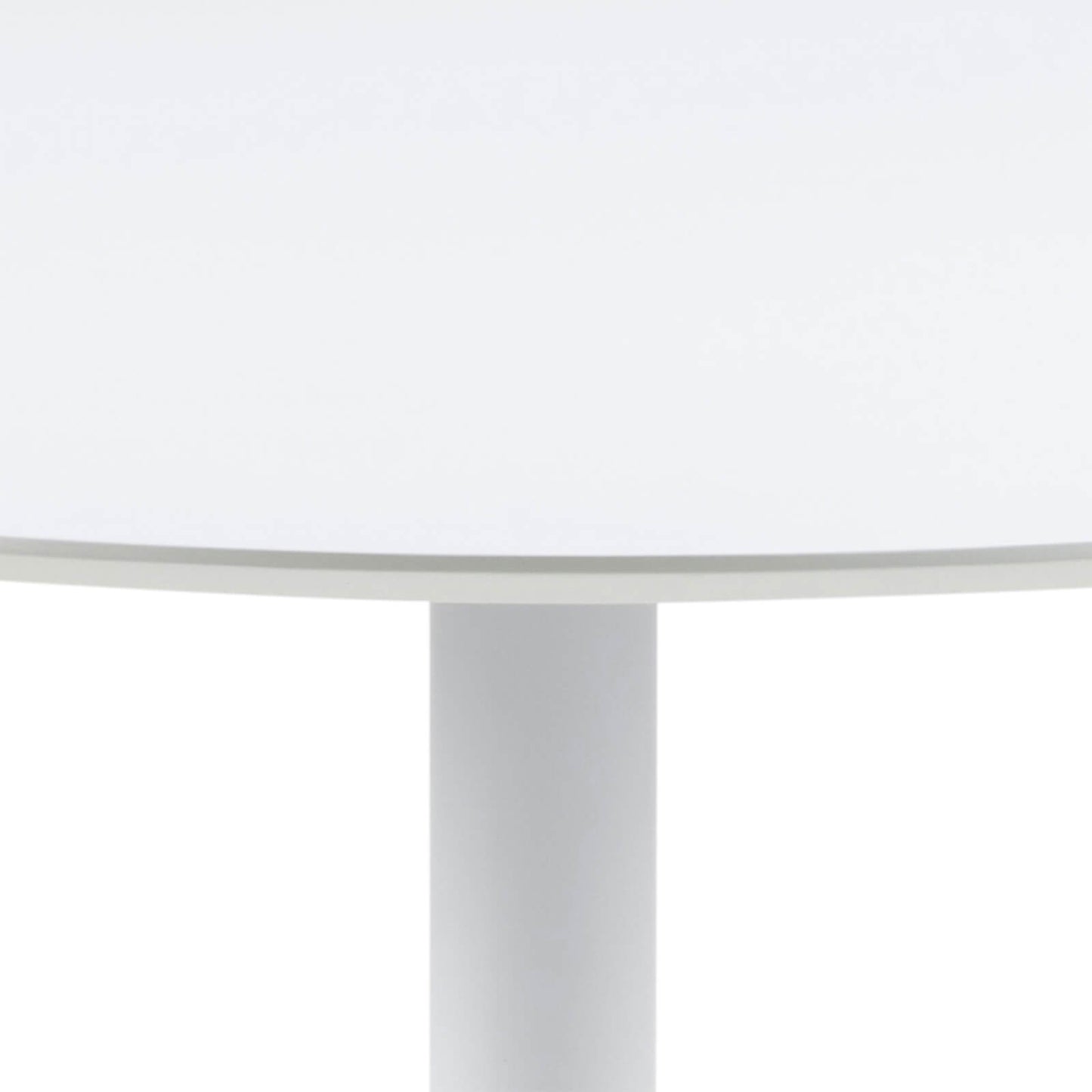 Lincoln | Metal Black White 1.1m Wooden Round Dining Table