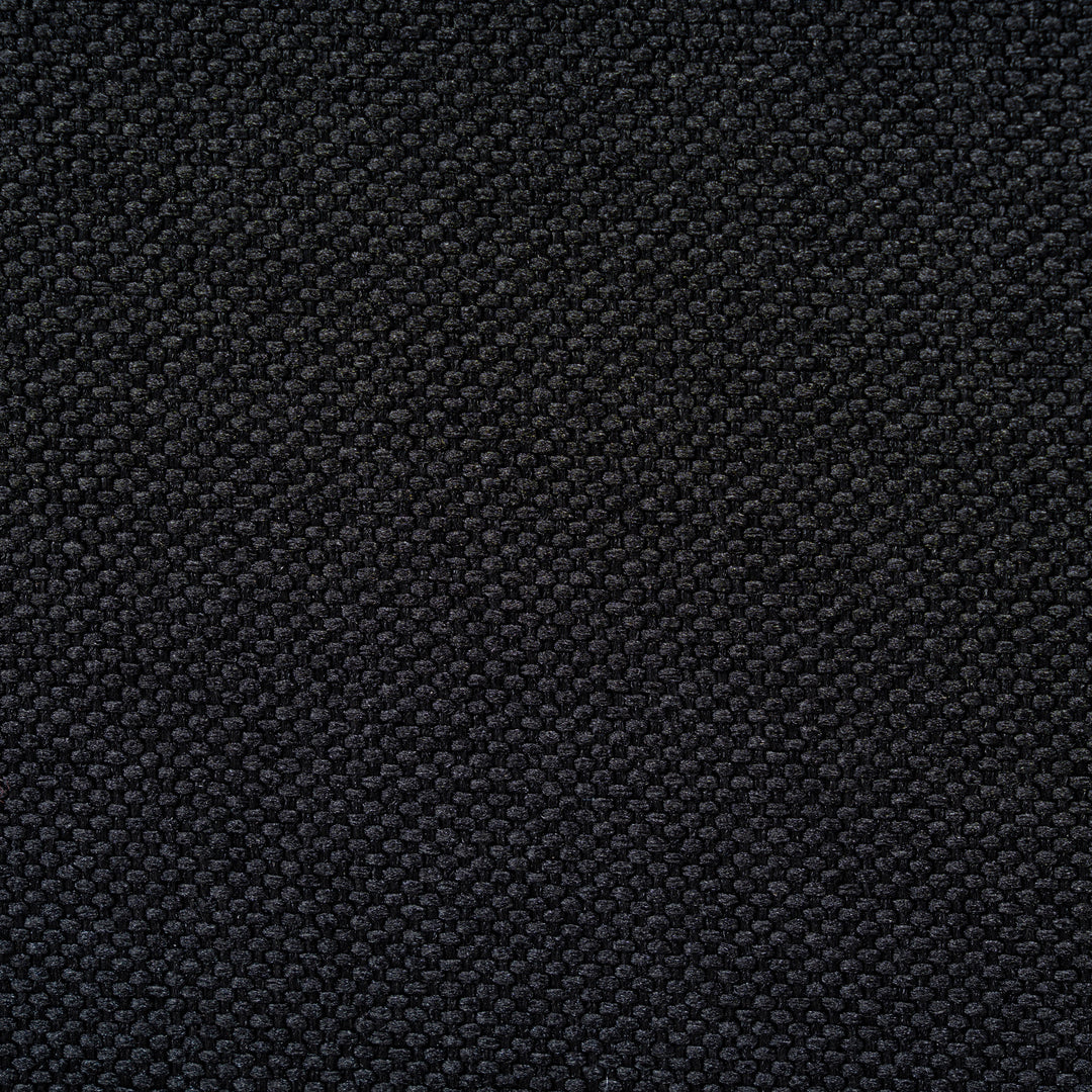 Maine Coastal Scandinavian Style Black Fabric Wooden Dining Chairs With Arms | Black