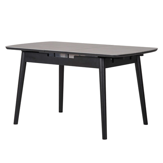 Maryland Ceramic Grey White 1.6m Rectangular Extension Dining Table | Greystone