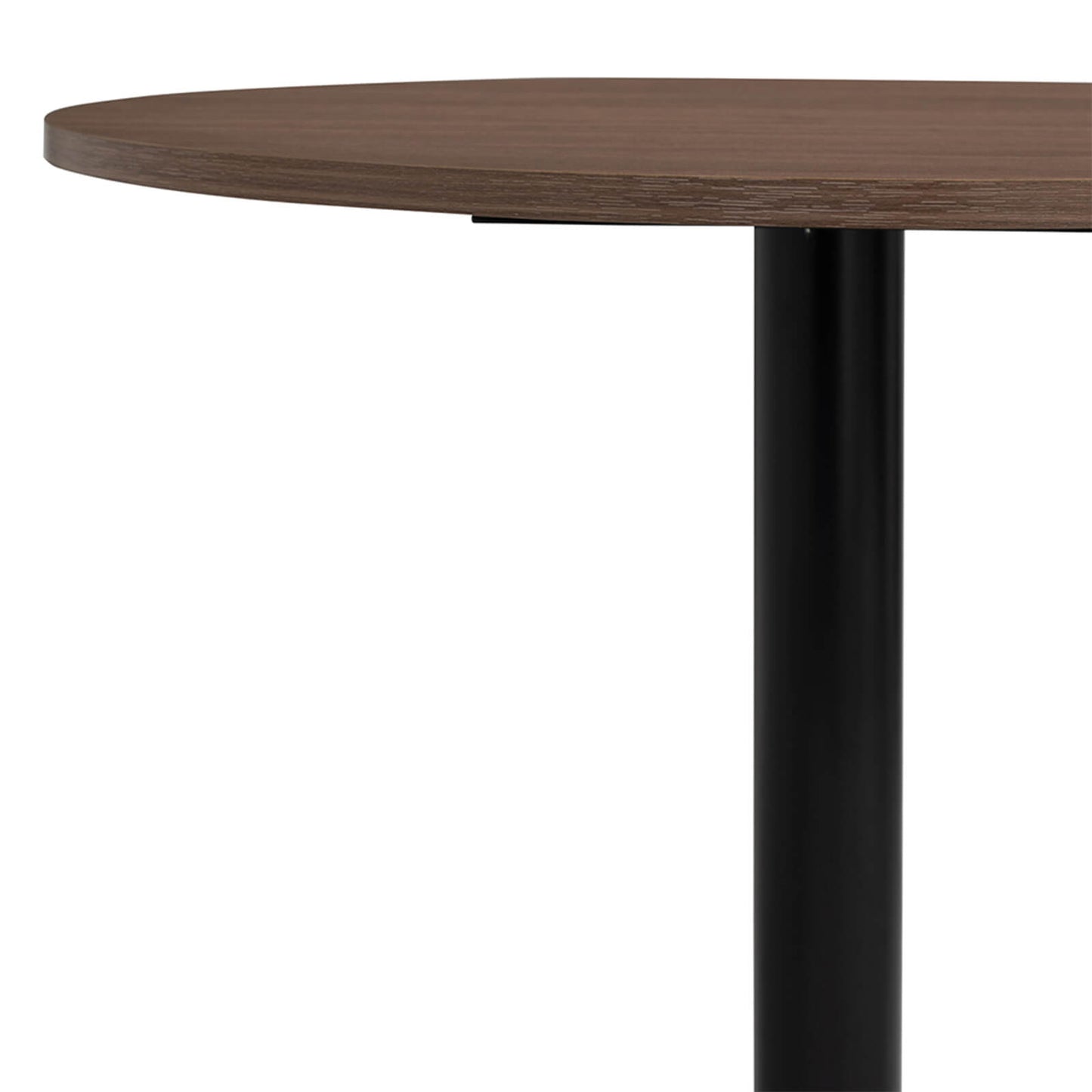 Mendelson | Black Walnut Wooden Round Dining Table | Walnut