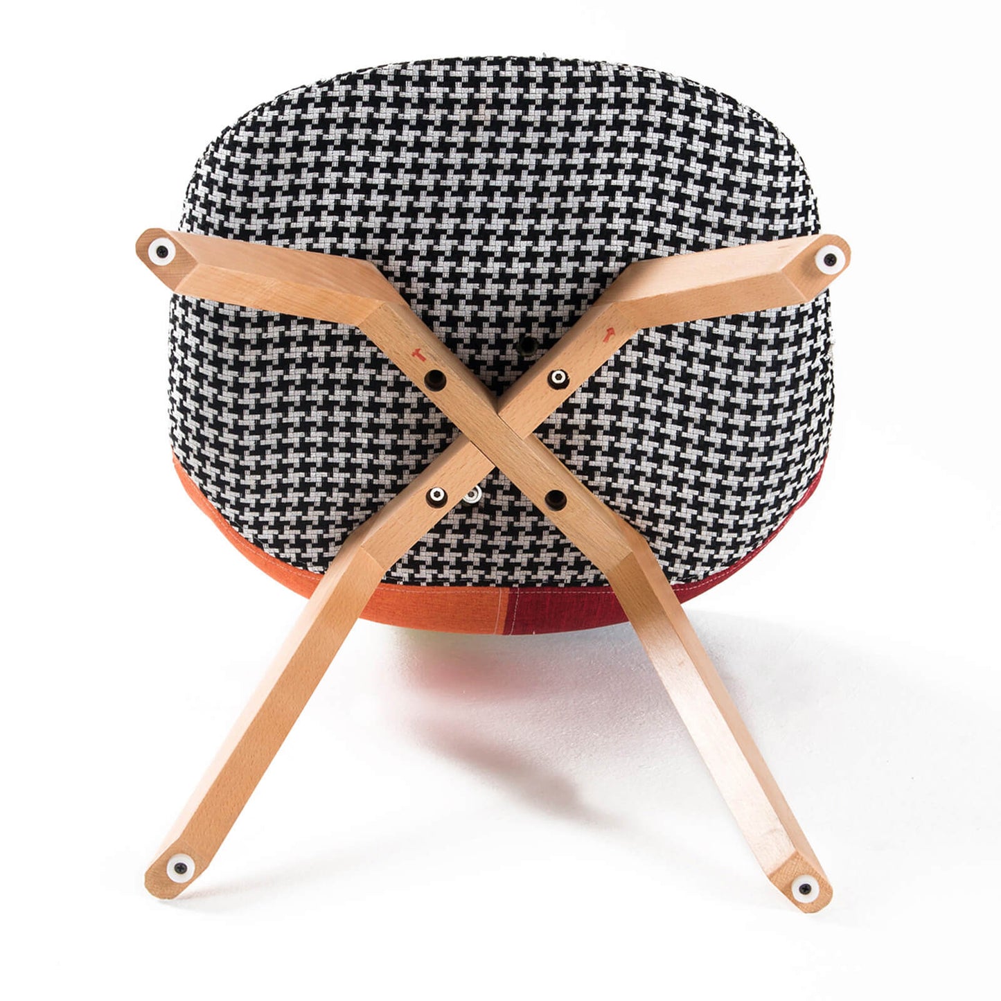 Minerva | Multi Colour Version 2 Fabric Modern Dining Chairs | Set Of 2 | Multi Colour