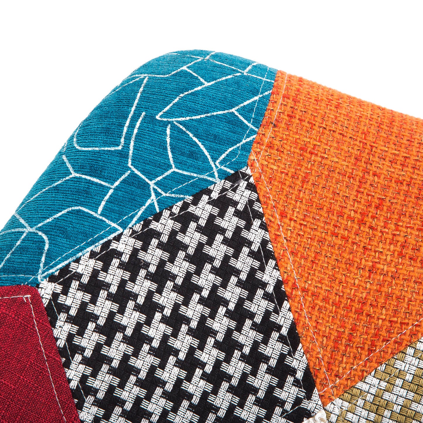 Minerva | Multi Colour Version 2 Fabric Modern Dining Chairs | Set Of 2 | Multi Colour