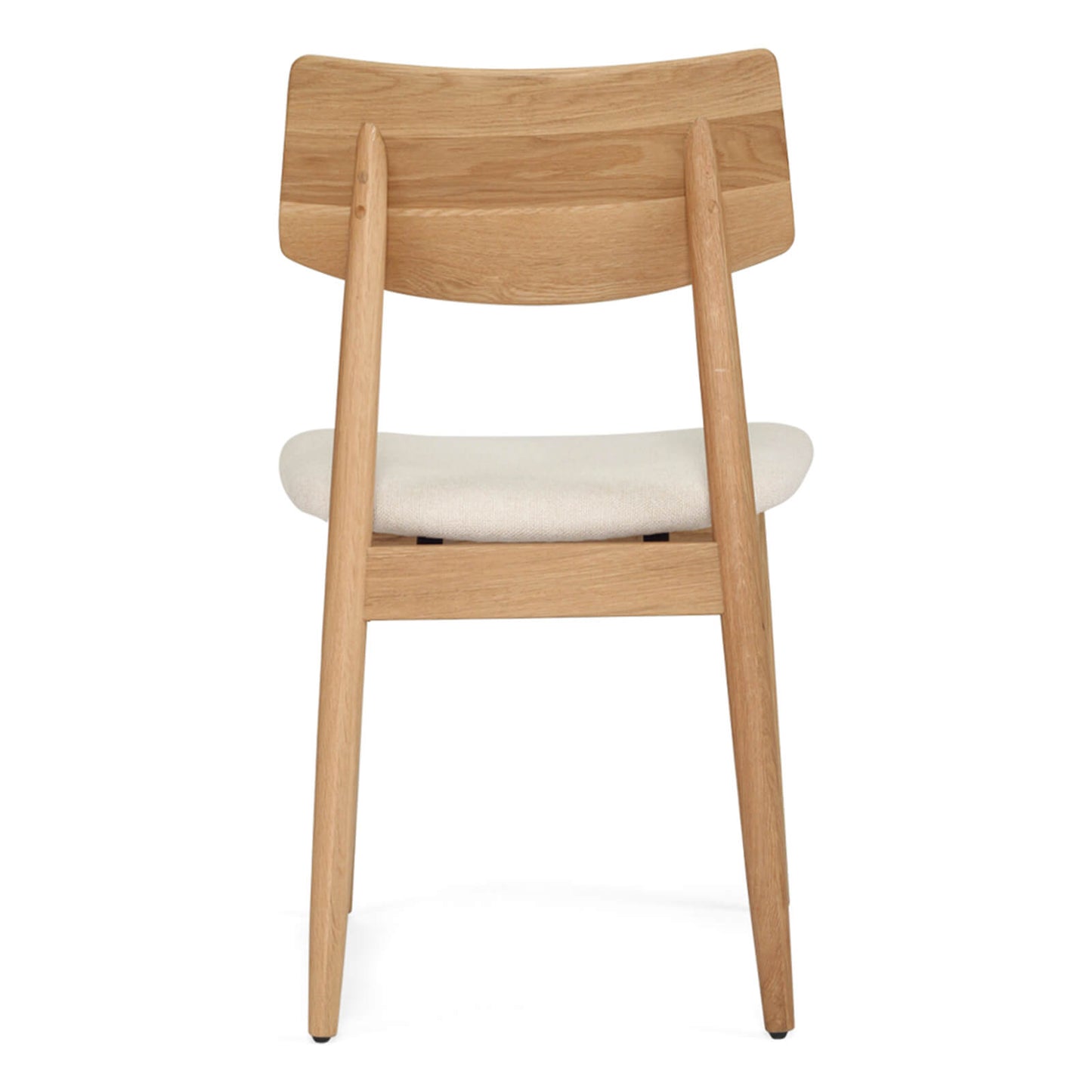 Nantes | Coastal Linen Fabric Natural Wooden Dining Chair