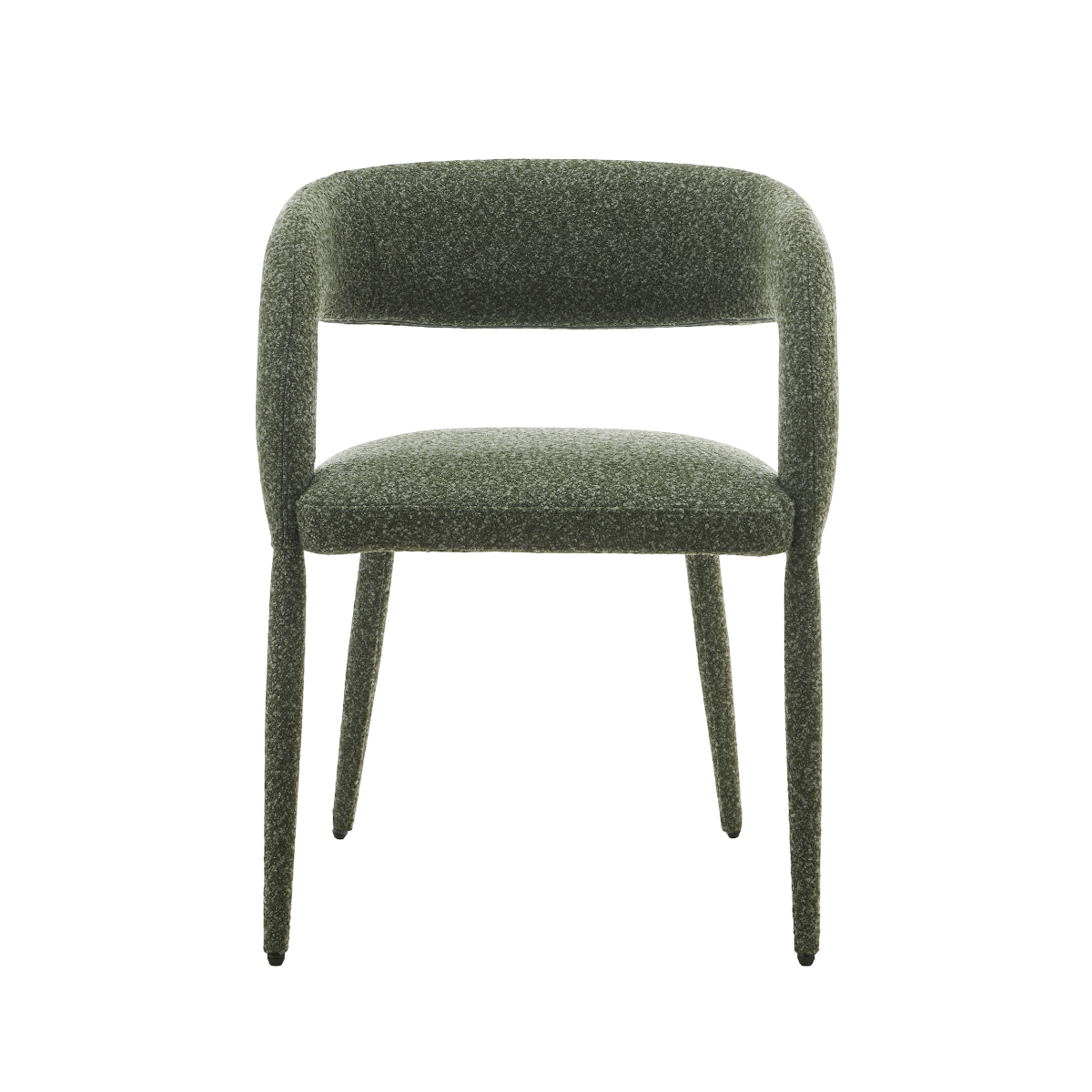 Sage | Modern Light Grey Pine Green Fabric Dining Chairs | Set Of 2 | Pine Green