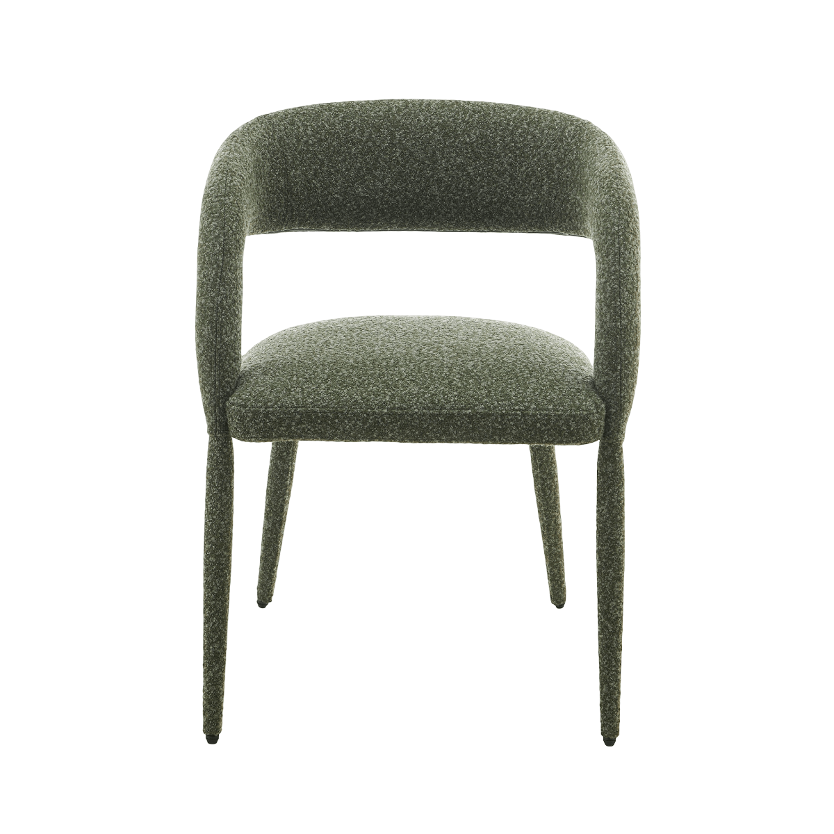 Sage | Modern Light Grey Pine Green Fabric Dining Chairs | Set Of 2 | Pine Green