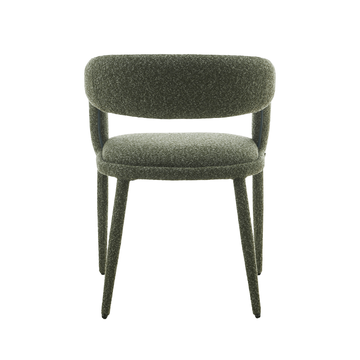 Sage | Modern Light Grey Pine Green Fabric Dining Chairs | Set Of 2 | Pine Green