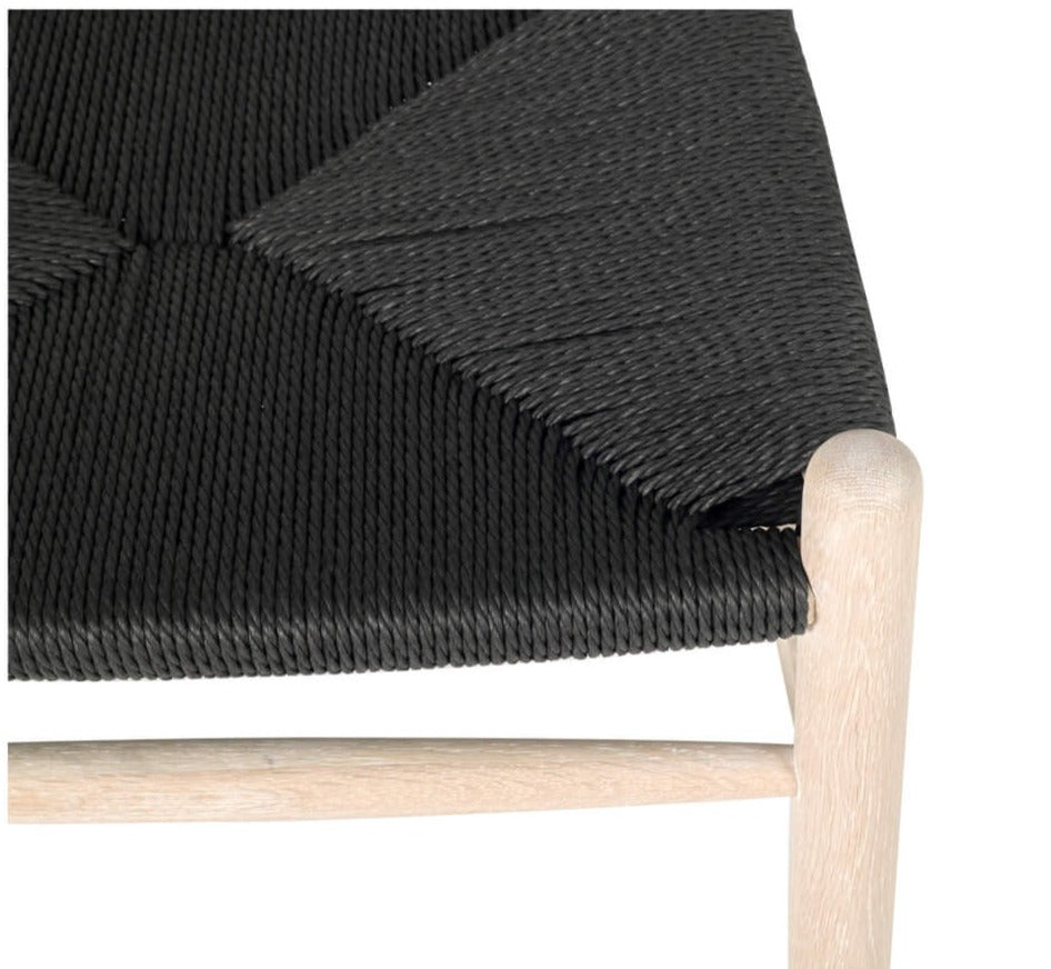 Aldgate | Coastal Oak, Natural, Black, Mid Century, Coastal Wooden Dining Chair | Coastal Oak