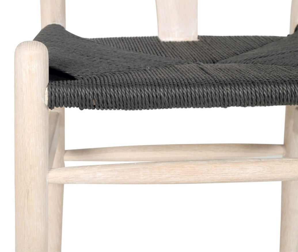 Aldgate | Coastal Oak, Natural, Black, Mid Century, Coastal Wooden Dining Chair | Coastal Oak