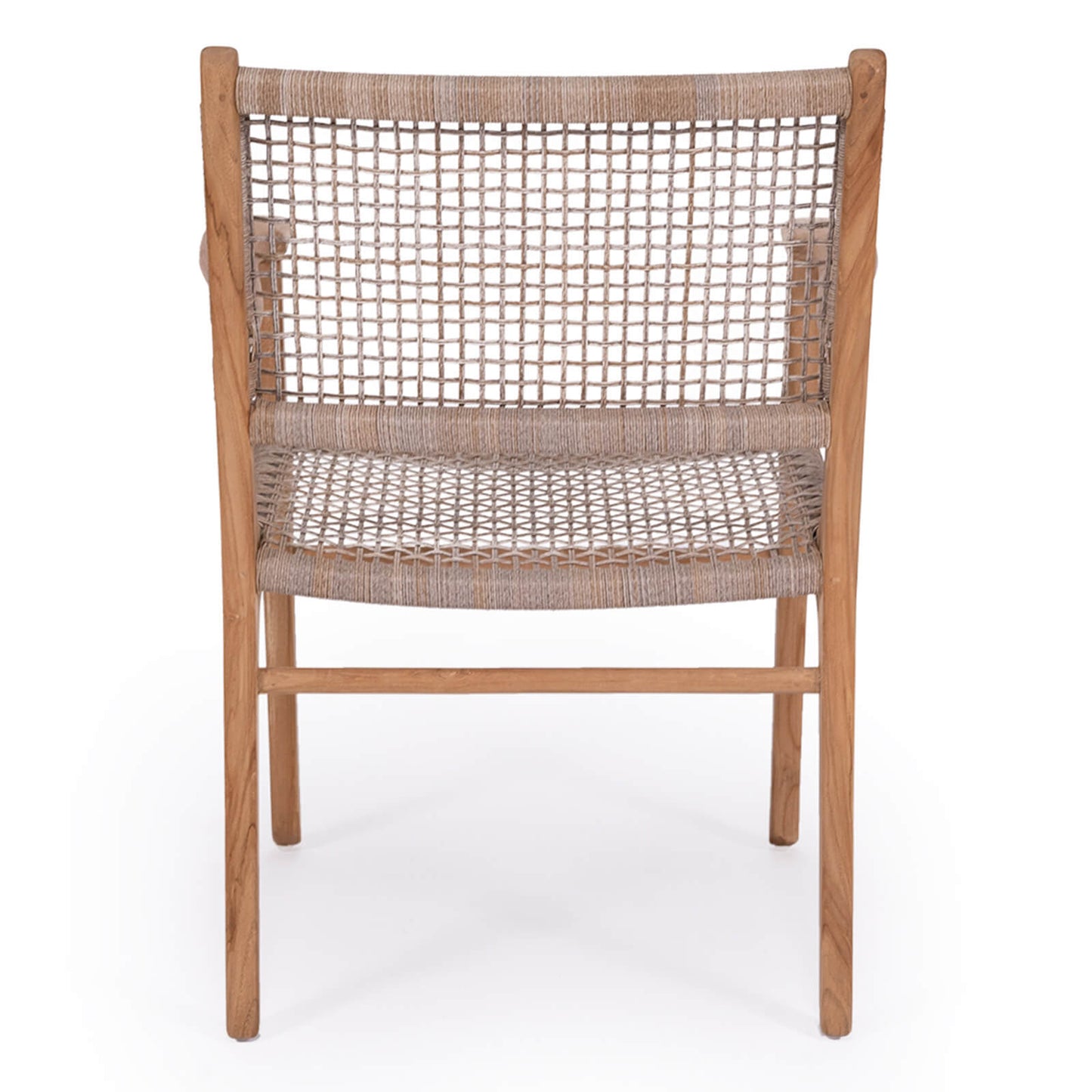 Augusta | Coastal Outdoor Wooden Dining Chair With Arms | Washed Grey
