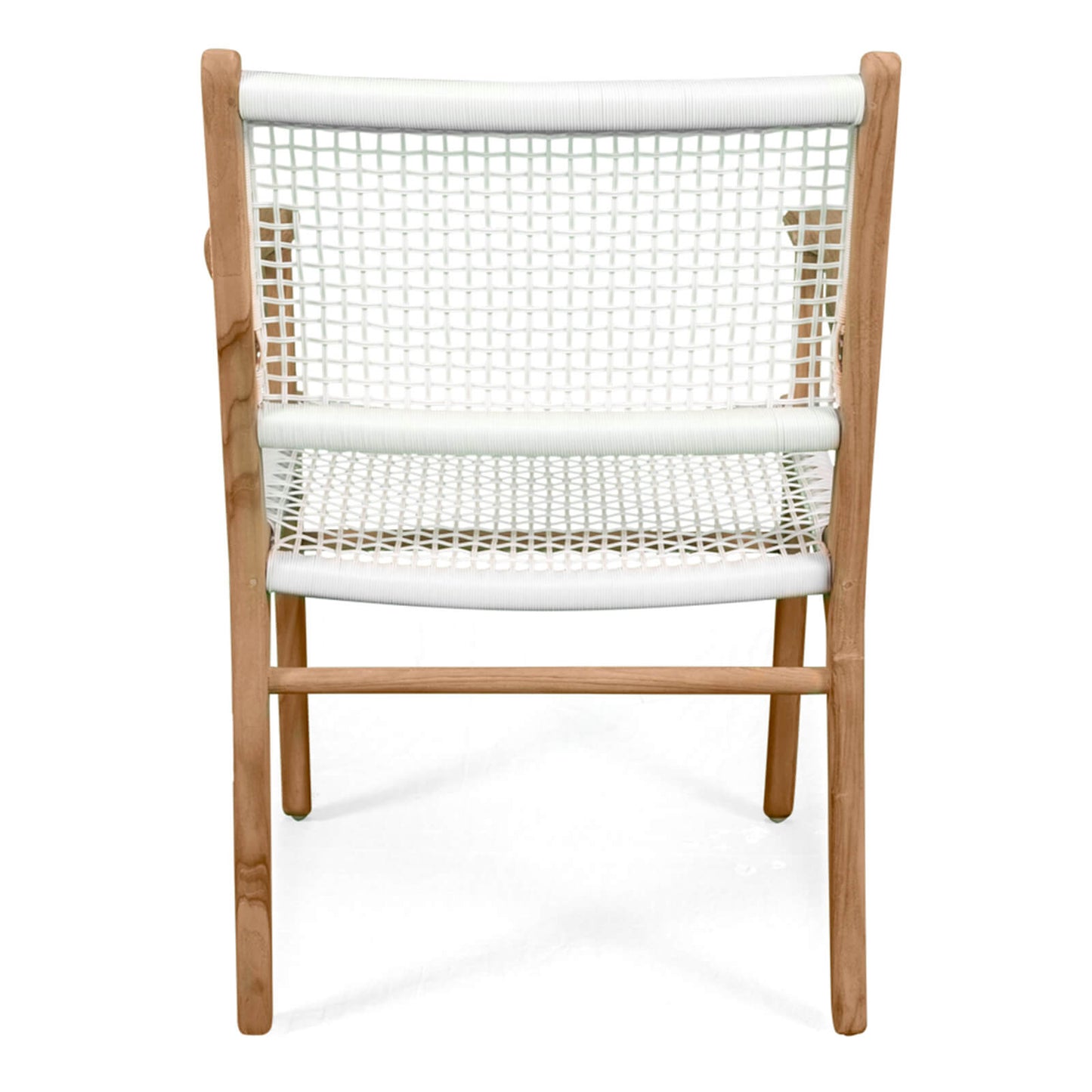 Augusta | Coastal Outdoor Wooden Dining Chair With Arms | White