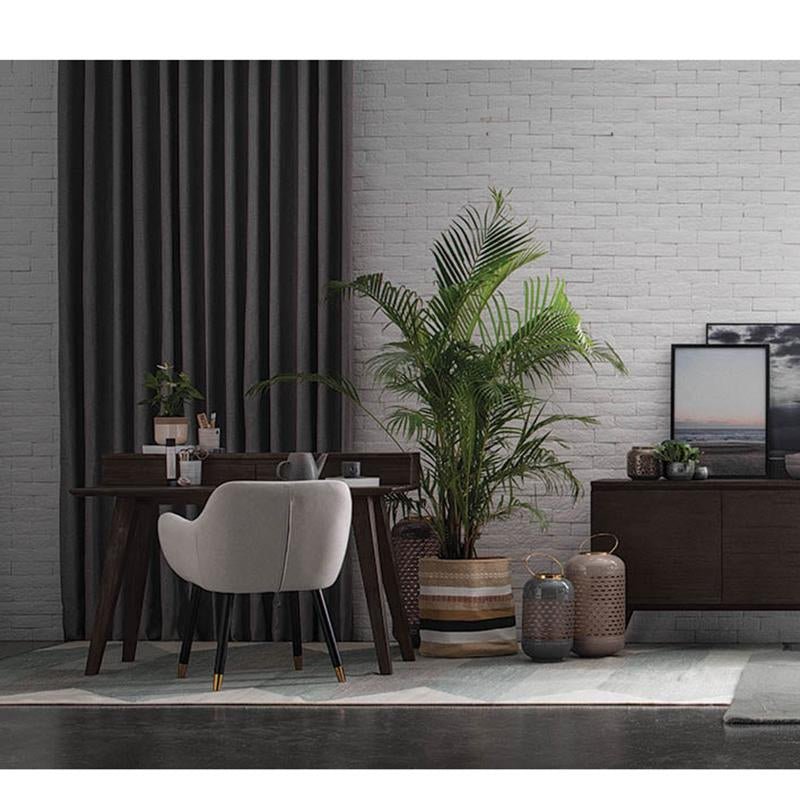 Balwyn | Grey Velvet, Modern Wooden Dining Chair | Grey