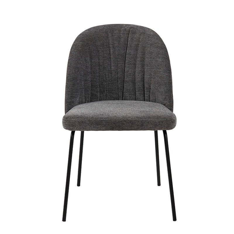 Calwell | Dark Grey Fabric Modern Dining Chair