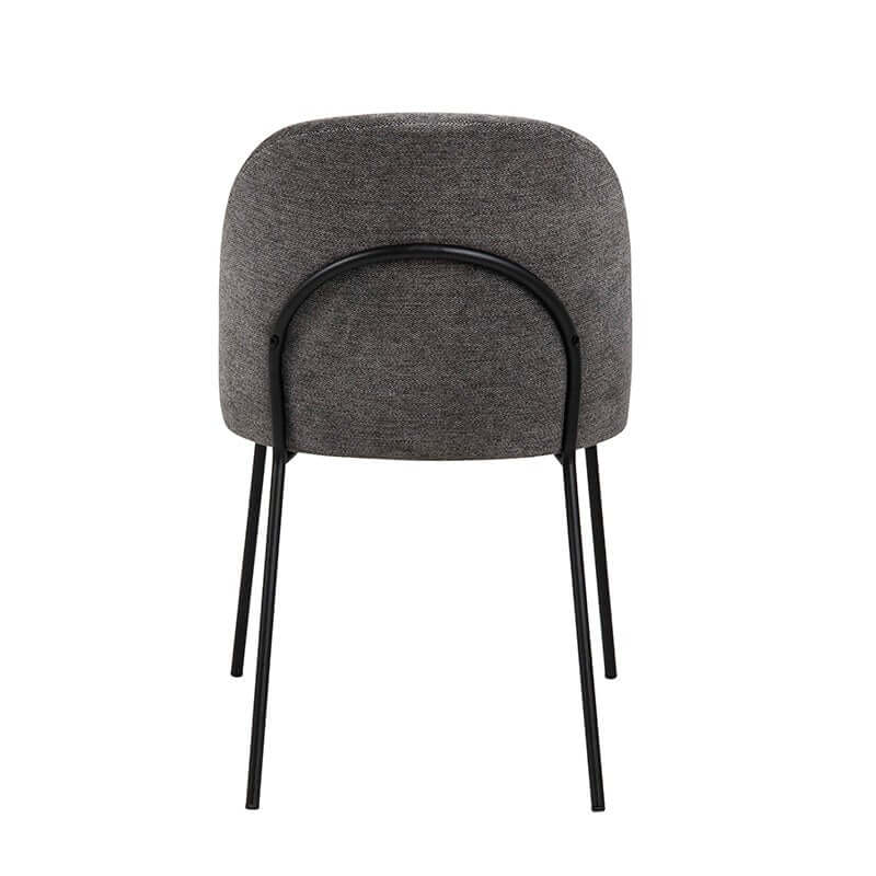 Calwell | Dark Grey Fabric Modern Dining Chair