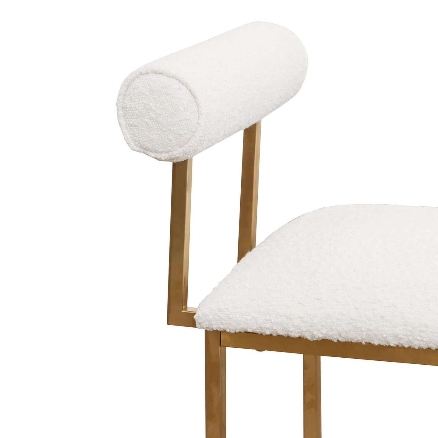 Englewood | Pink, Black, Emerald Green Velvet, Modern Dining Chair | White