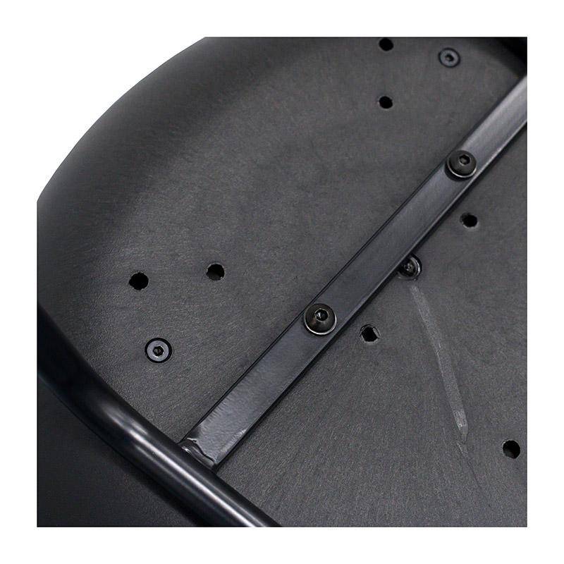 Kaida | Plastic Mid Century Dining Chairs | Set Of 2 | Black