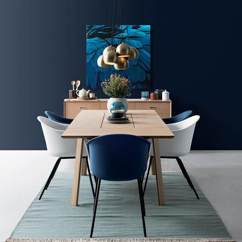 Kaida | Plastic Mid Century Dining Chairs | Set Of 2 | White