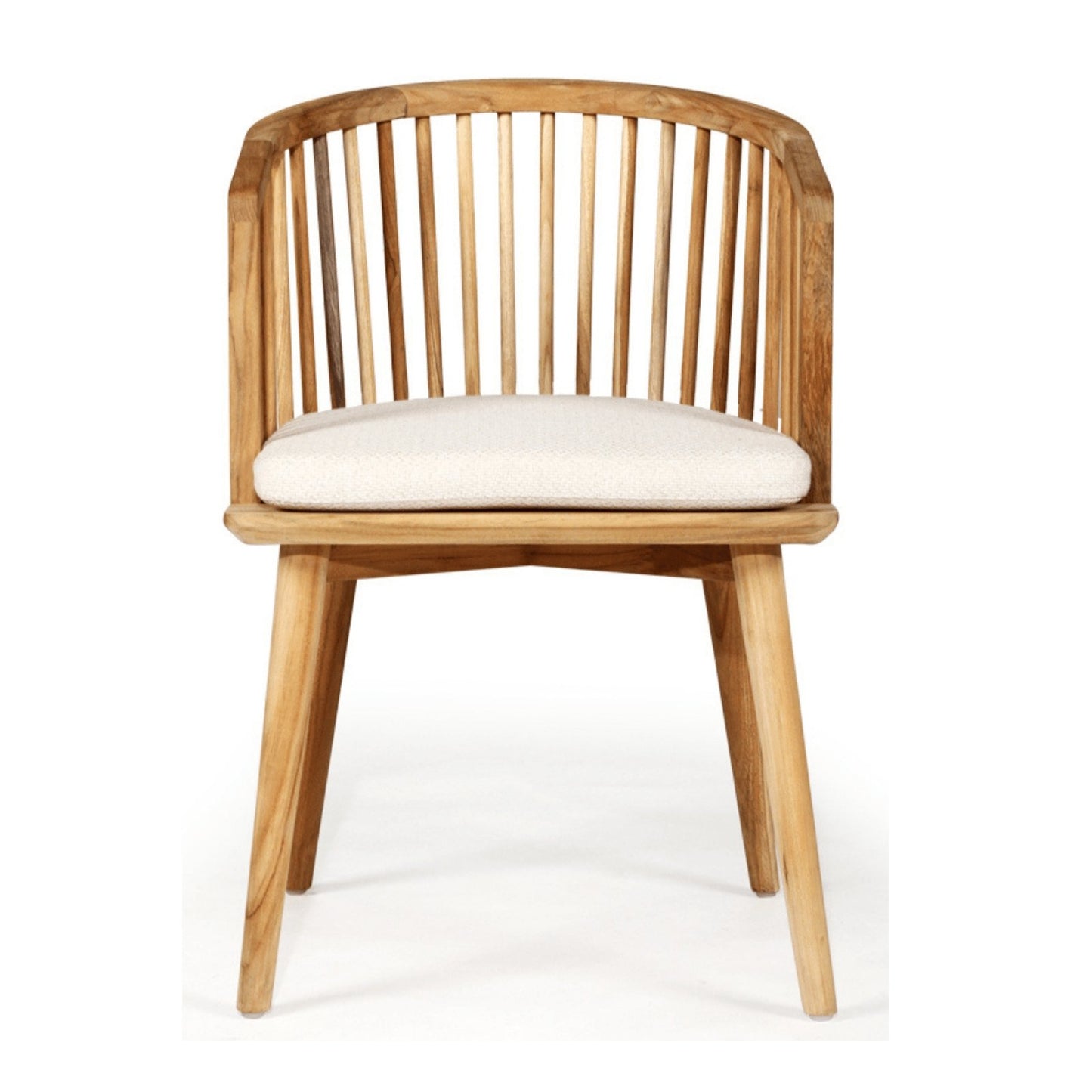 Neo | Modern Black Natural Wooden Coastal Dining Chair With Arms | Natural