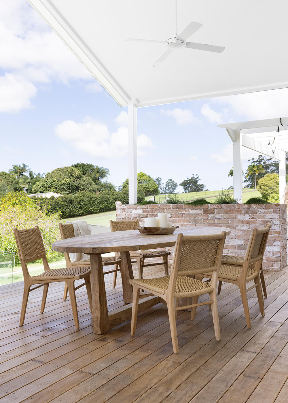 Shoreline | Sand, Coastal Wooden Rattan Dining Chair | Sand