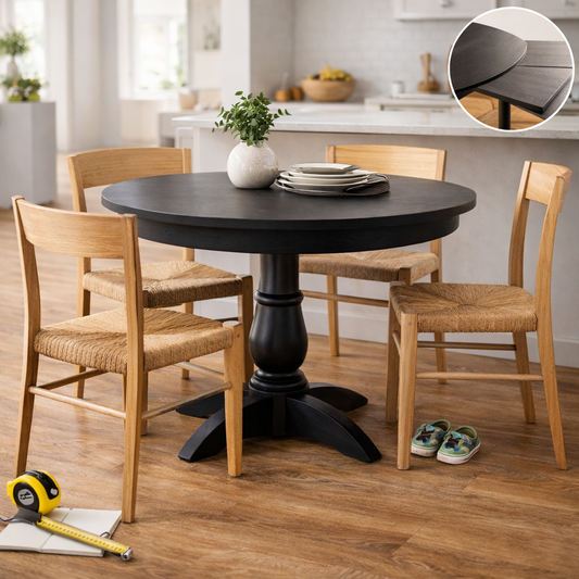 Wooden Round Dining Table 