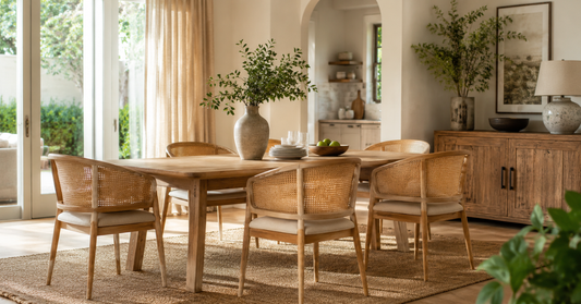 How Cane Dining Chairs Can Bring a Warm and Organic Feel to Your Home