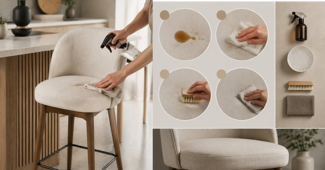 How to Clean Fabric Bar Stools: A Step-by-Step Stain Guide