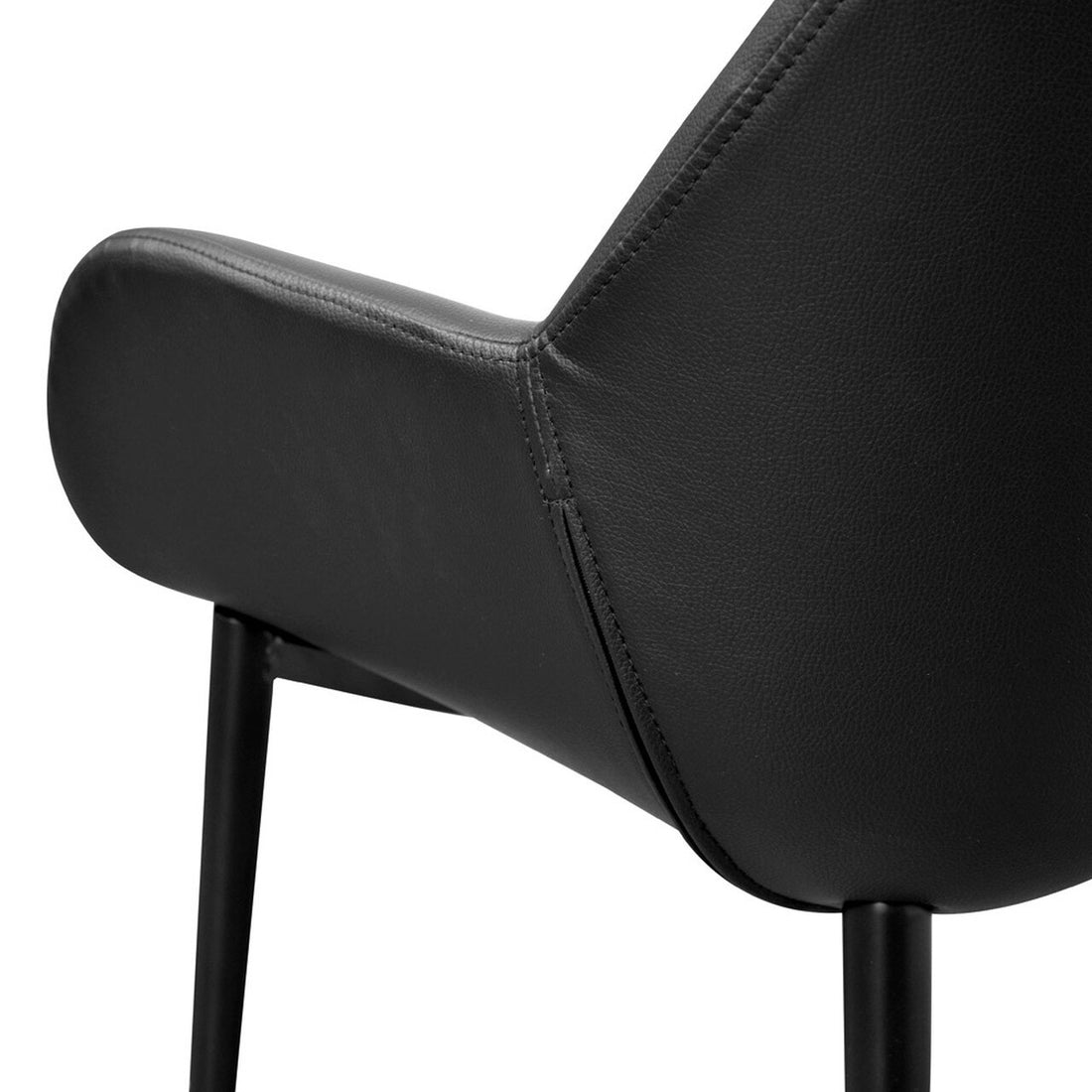 Black Leather Dining Chairs