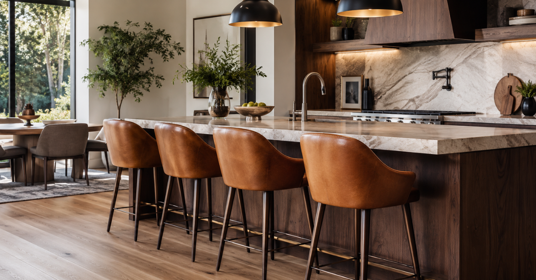 How Leather Bar Stools Can Instantly Elevate Your Home Interior Style