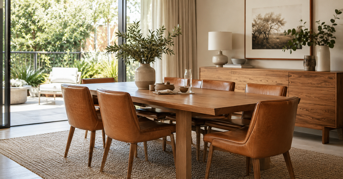 Why Leather Dining Chairs Are the Perfect Blend of Luxury and Durability for Australian Homes