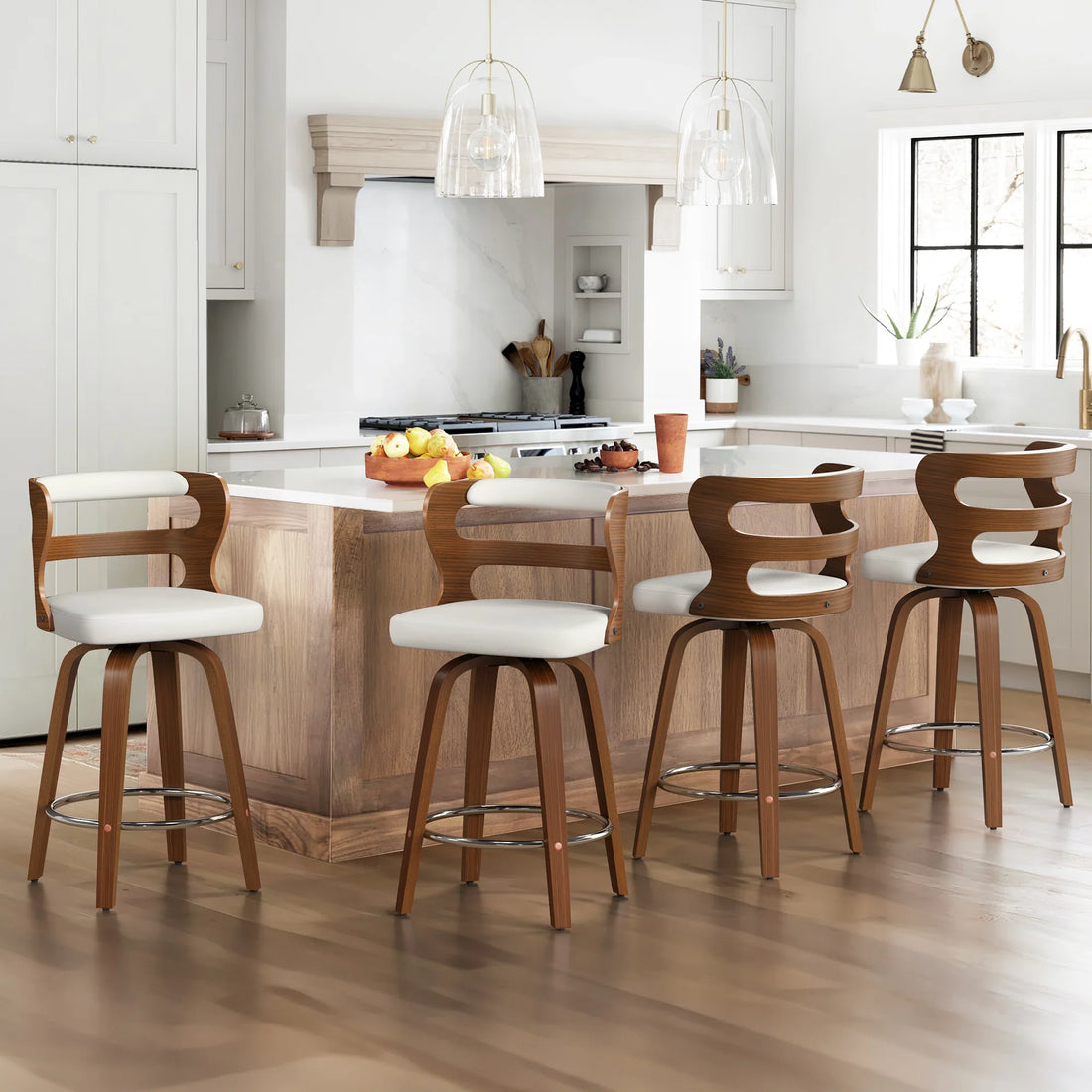 Wooden Bar Stools That Pair Beautifully with Modern Kitchens