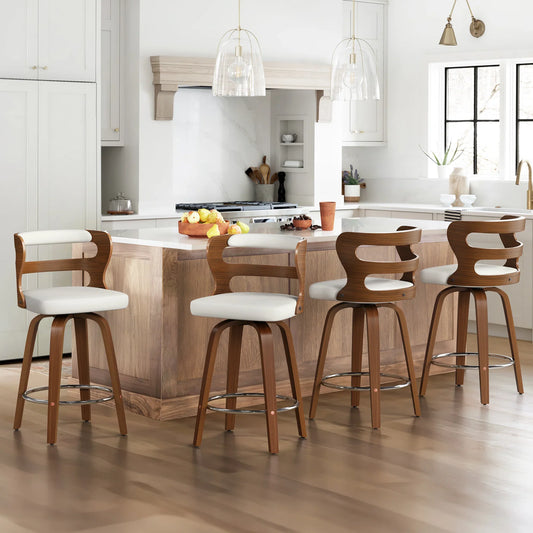 Wooden Bar Stools That Pair Beautifully with Modern Kitchens