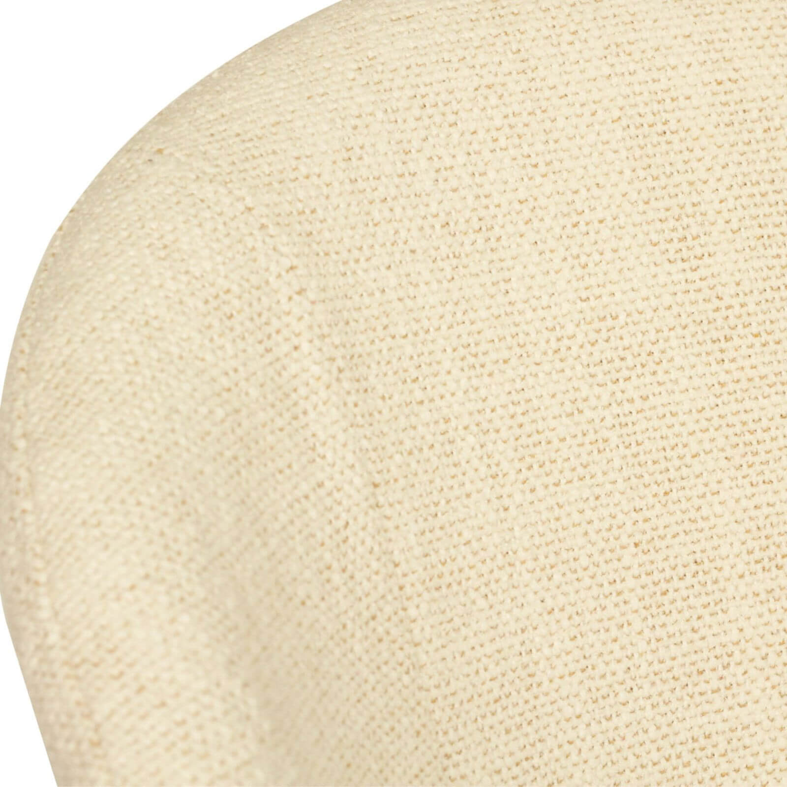 Atrium | Coastal Metal Natural Pebble Fabric Dining Chairs | Natural With Black
