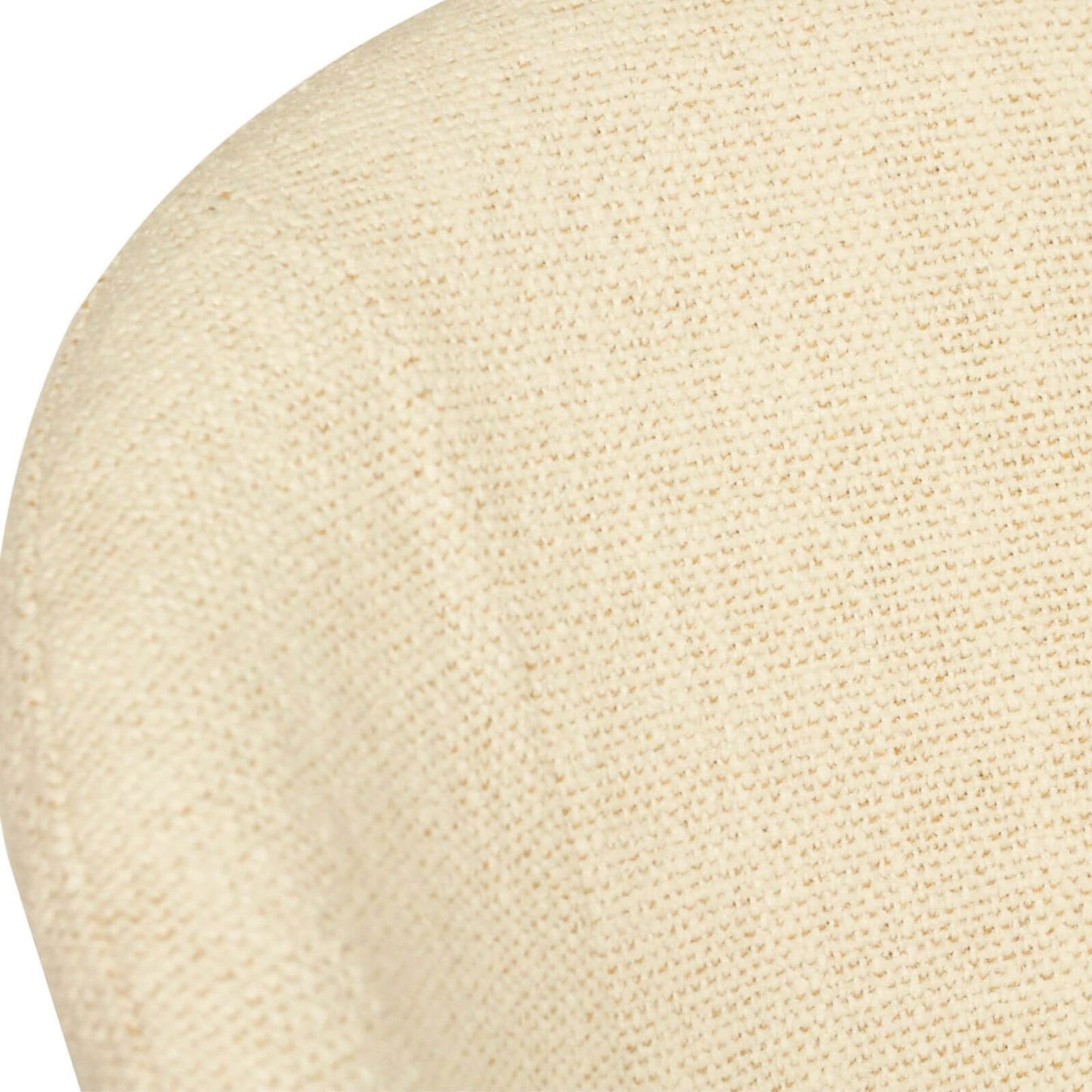 Atrium | Coastal Metal Natural Pebble Fabric Dining Chairs | Natural With White