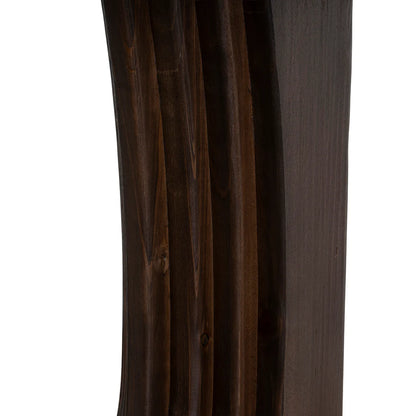 Agar | Contemporary Black Natural Walnut Wooden 1.8m Rectangular Dining Table | Walnut