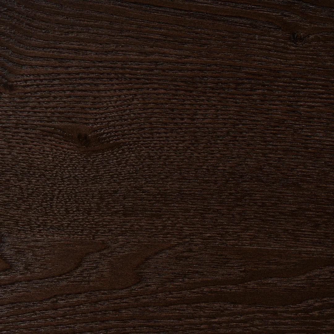 Agar | Contemporary Black Natural Walnut Wooden 1.8m Rectangular Dining Table | Walnut