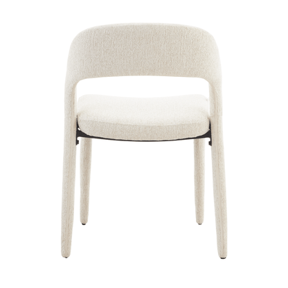 Akira | Modern Stone Beige Fabric Dining Chairs | Set Of 2 | Beige