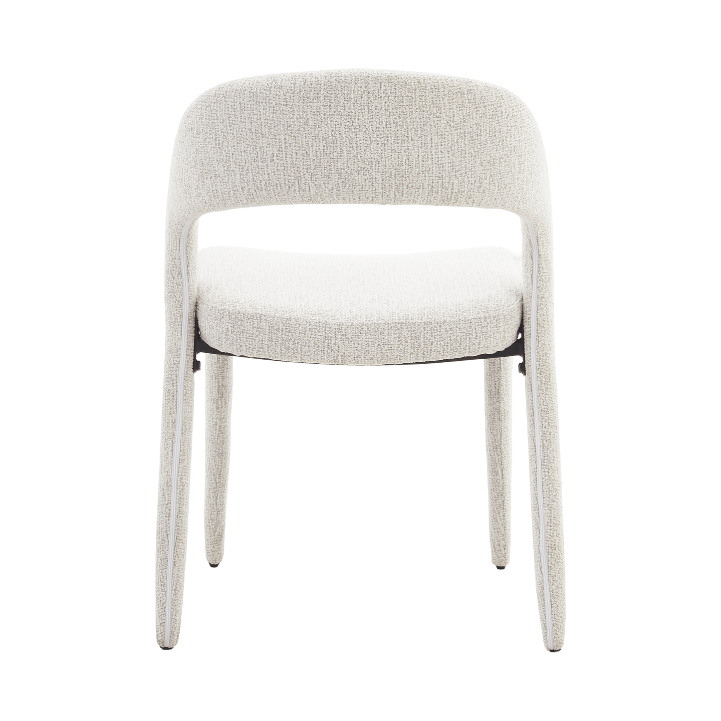 Akira | Modern Stone Beige Fabric Dining Chairs | Set Of 2 | Stone