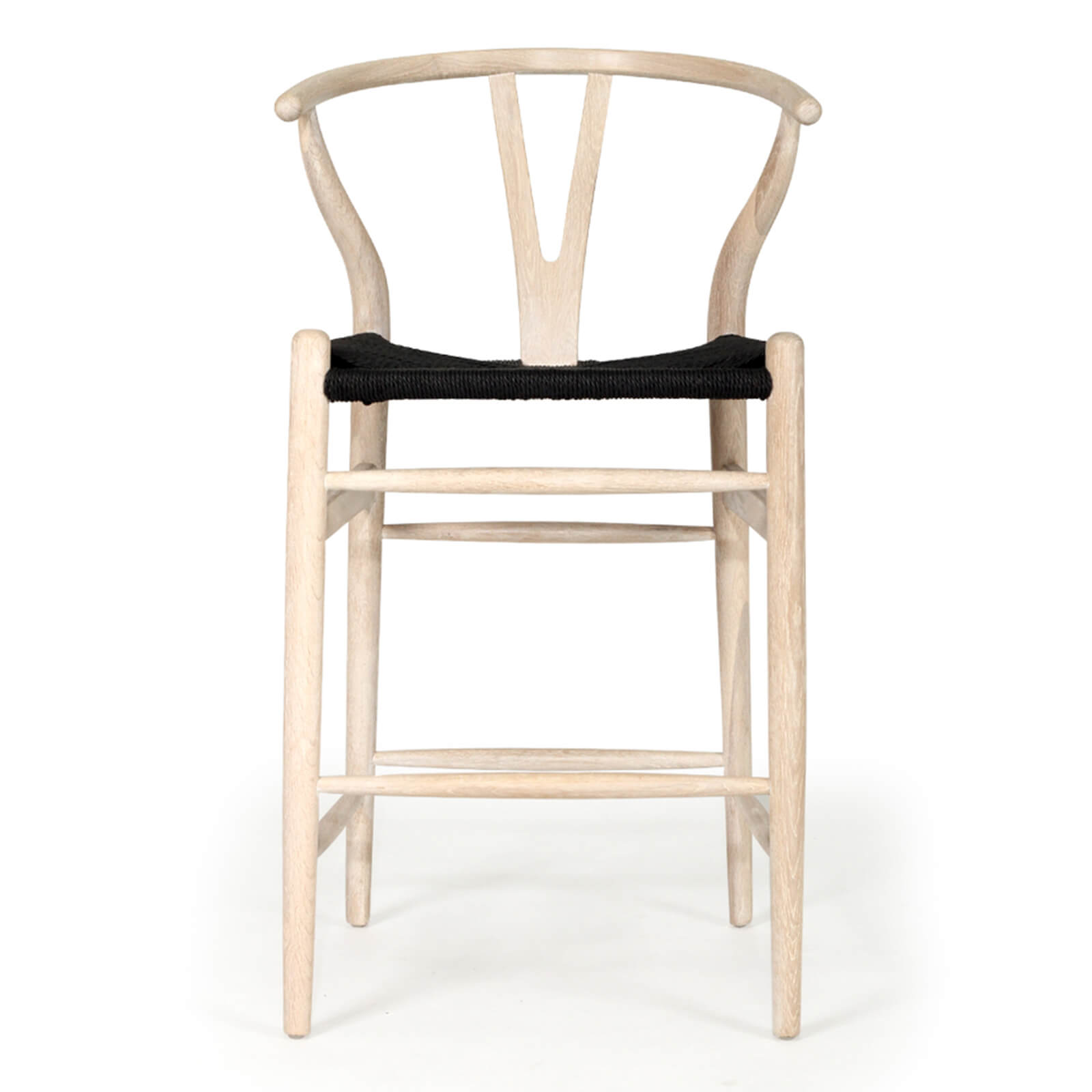 Aldgate Scandinavian Coastal Wooden Bar Stools | Charcoal