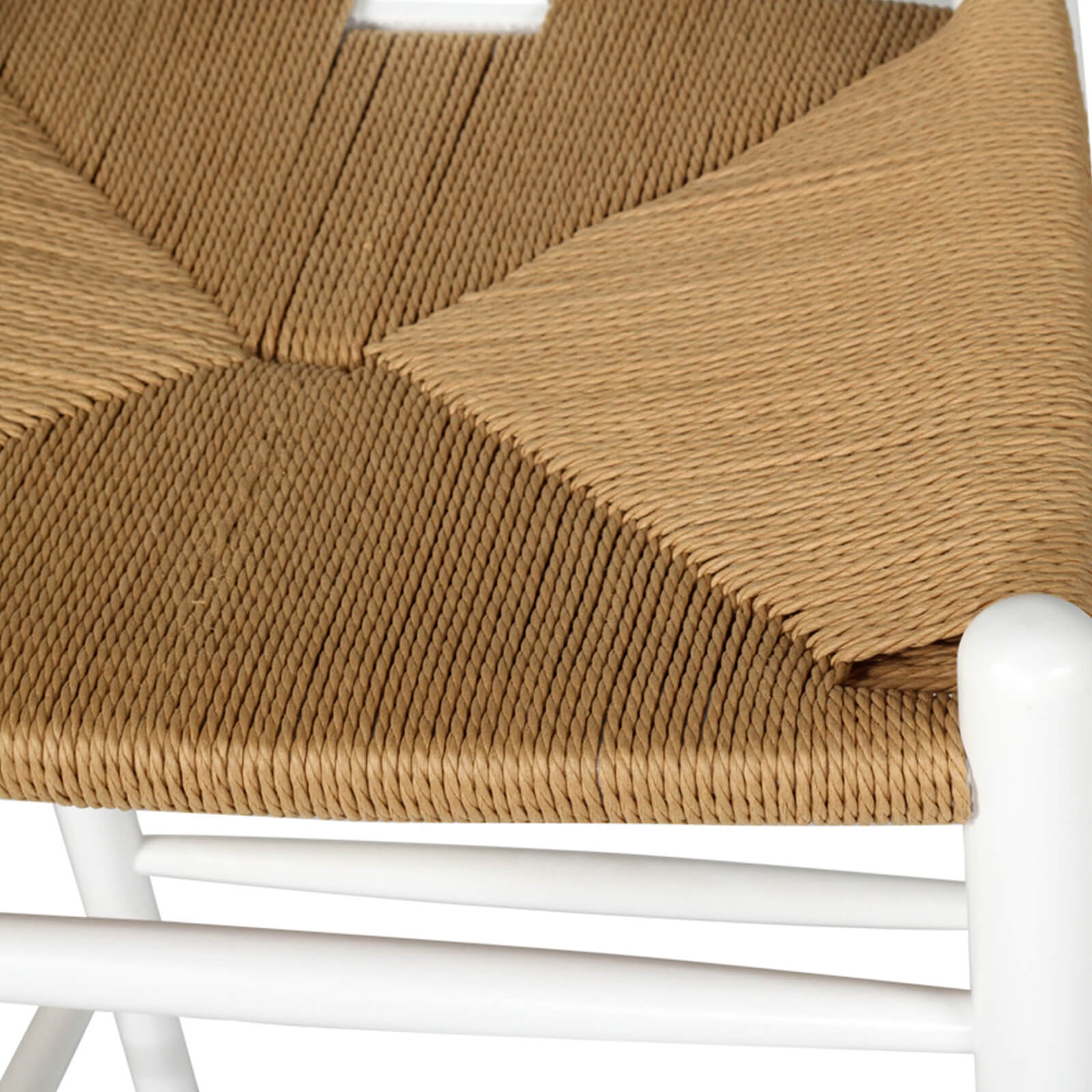 Aldgate Scandinavian Coastal Wooden Bar Stools | White