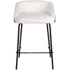 Alexander | Modern Metal Fabric Bar Stools | Set Of 2